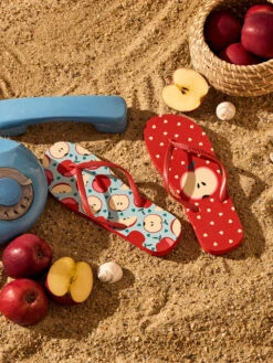 Lustige Flip-Flops Roter Apfel -Dedoles Red Apple 1