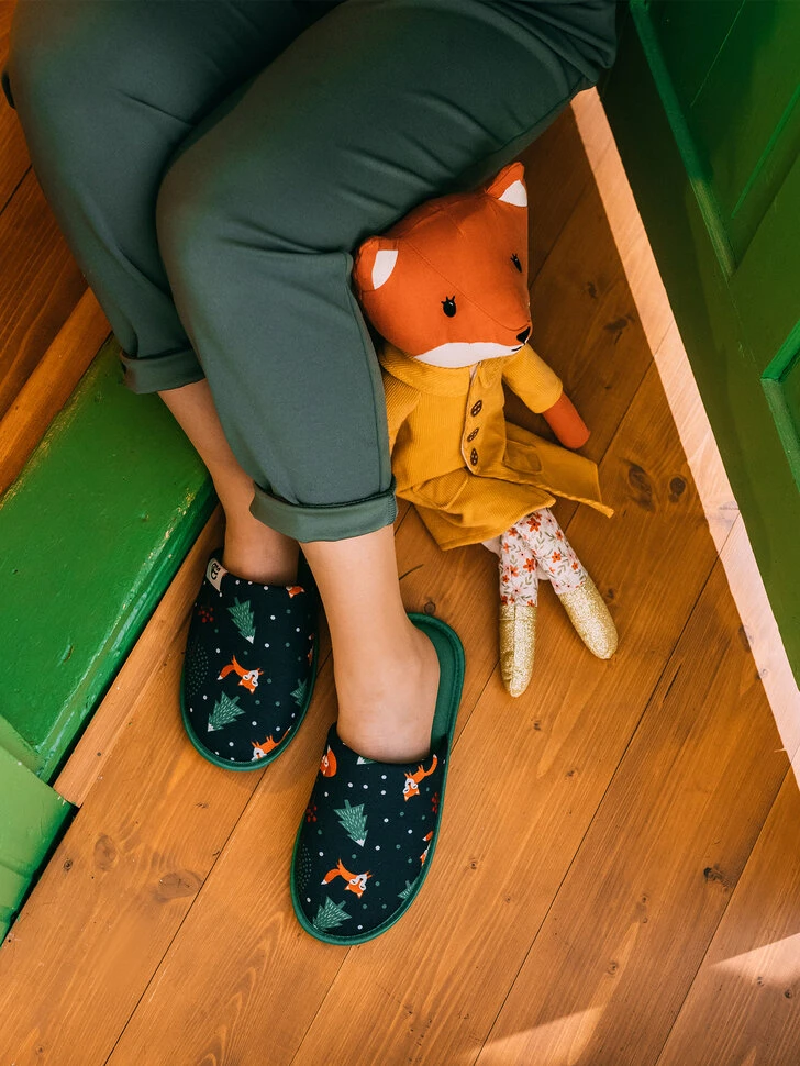 Lustige Hausschuhe Rotfuchs 6 Lustige Hausschuhe Rotfuchs – Bild 4