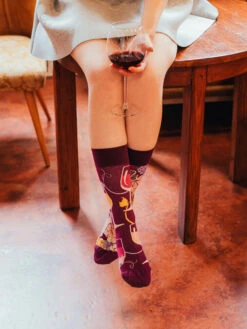 Lustige Socken Rotwein 11 Lustige Socken Rotwein -Dedoles Red Wine 3