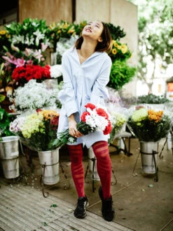 Lustige Nylonstrumpfhosen Band -Dedoles Ribbon 4