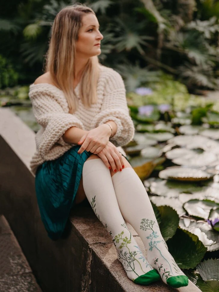 Lustige Kniestrümpfe Rosmarin 4 Lustige Kniestrümpfe Rosmarin – Bild 2