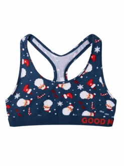Lustige Damenbralette Weihnachtsmann