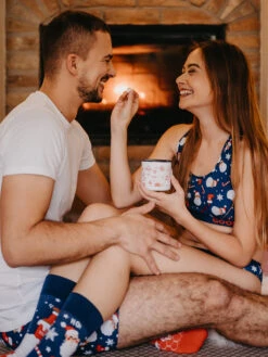 Lustige Damenbralette Weihnachtsmann -Dedoles Santa Claus 5