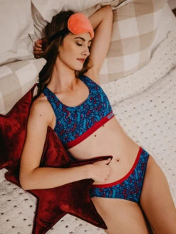 Lustige Damenbralette Geheimer Garten -Dedoles Secret Garden 6 2