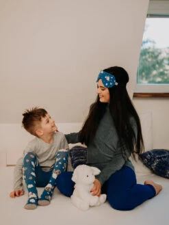 Lustige Strumpfhosen Für Kinder Schaf Und Wolken -Dedoles Sheep Clouds 2 2