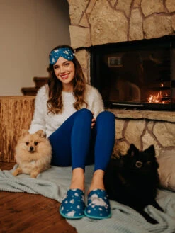 Lustige Hausschuhe Schafe Und Wolken -Dedoles Sheep Clouds 2