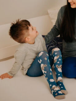 Lustige Strumpfhosen Für Kinder Schaf Und Wolken -Dedoles Sheep Clouds 4 1