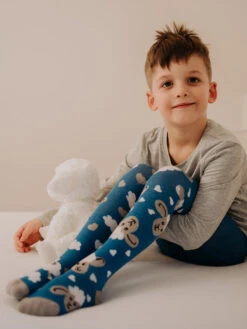 Lustige Strumpfhosen Für Kinder Schaf Und Wolken -Dedoles Sheep Clouds 5 1