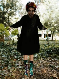 Lustige Socken Totenköpfe Und Blumen 8 Lustige Socken Totenköpfe Und Blumen -Dedoles Skulls Flowers 2