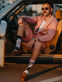 Lustige Socken Aus Recycelter Baumwolle Schläfrige Kätzchen -Dedoles Sleepy Kitties 3