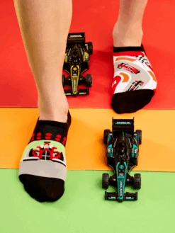 Lustige Sneakersocken Formel-Rennen -Dedoles Sneaker Socks Formula Racing 2
