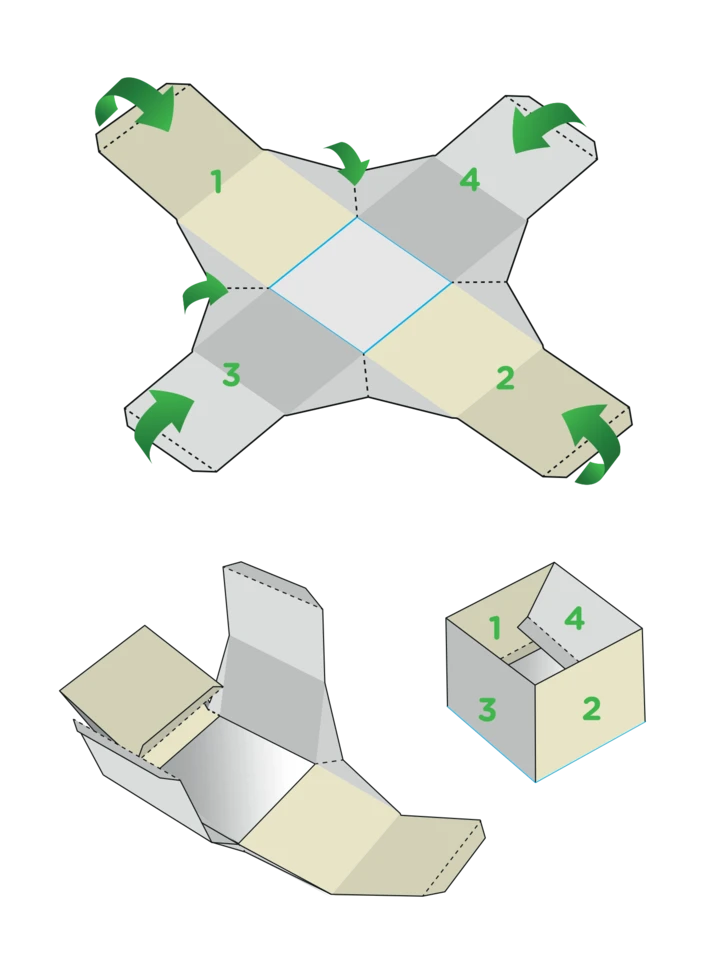 Quadratische Geschenkbox Tanzende Hamster 6 Quadratische Geschenkbox Tanzende Hamster – Bild 4