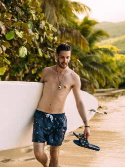 Lustige Badeshorts Für Männer Seestern -Dedoles Starfish 1