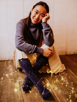 Lustige Nylonkniestrümpfe Sternennacht -Dedoles Starry Night 2