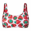Lustiges Sportliches Bikinioberteil Erdbeeren