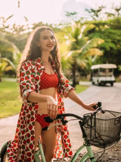 Lustiges Hemdkleid Erdbeeren -Dedoles Strawberries 1 1