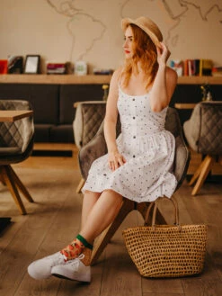 Lustige Nylonsocken Erdbeere -Dedoles Strawberry 8