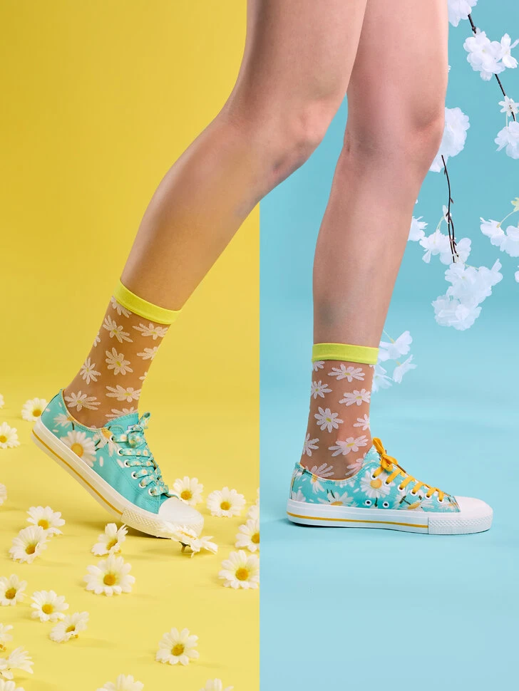 Lustige Canvas-Schuhe Sommer-Gänseblümchen 8 Lustige Canvas-Schuhe Sommer-Gänseblümchen – Bild 6