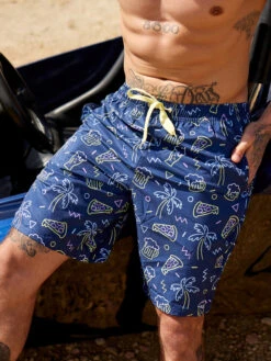 Lustige Badeboxershorts Für Männer Sommerstimmung -Dedoles Summer Mood 1
