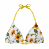 Lustiges Bikinioberteil In Triangelform Sonnige Sonnenblume -Dedoles Sunflower 1