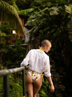 Lustiges Bikiniunterteil Sonnige Sonnenblume -Dedoles Sunny Sunflower 10