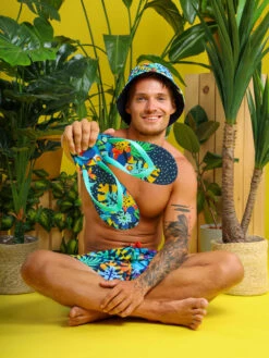 Lustige Flip-Flops Tukan Im Dschungel -Dedoles Toucan In The Jungle 5 1