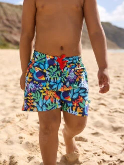 Lustige Badeshorts Für Jungen Tukan Im Dschungel -Dedoles Toucan in the Jungle 6