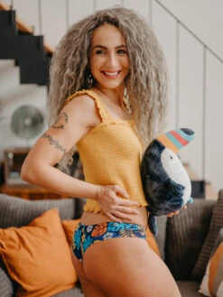 Lustige Brasilianische Damenschlüpfer Tropischer Tukan -Dedoles Tropical Toucan 9