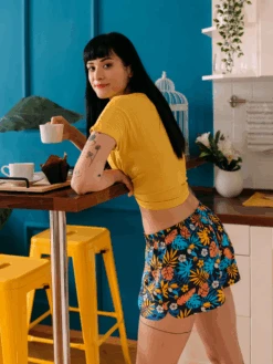 Lustige Damenshorts Tropischer Tukan -Dedoles Tropical Tucan 7