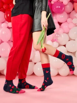 Lustige Socken Tulpenlippen -Dedoles Tulip Lips 5