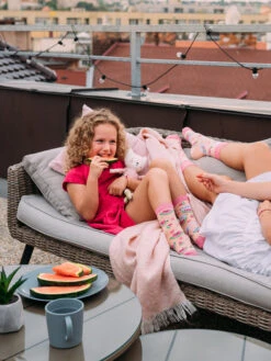 Lustige Kindersocken Wassermelonen-Katze -Dedoles Watermelon Cat 4 1