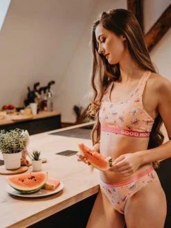 Lustige Damenhöschen Wassermelonen-Katze -Dedoles Watermelon Cat 5