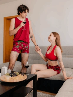 Lustige Boxershorts Für Männer Wine O'Clock 8 Lustige Boxershorts Für Männer Wine O'Clock -Dedoles Wine O Clock 1