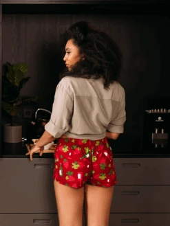 Lustige Damenshorts Wine O'Clock -Dedoles Wine O Clock 3