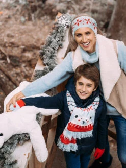 Lustige Strickhandschuhe Für Kinder Winterbär -Dedoles Winter Bear 5