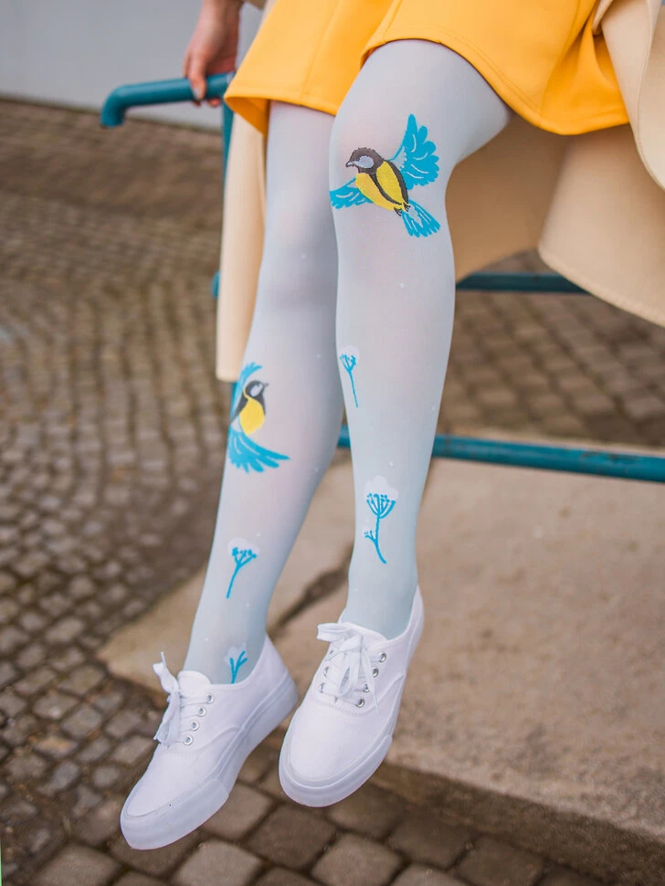 Lustige Nylonstrumpfhosen Wintervogel 7 Lustige Nylonstrumpfhosen Wintervogel – Bild 5