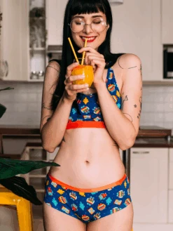 Lustige Knöchelsocken Kluge Eule -Dedoles Wise Owl 1