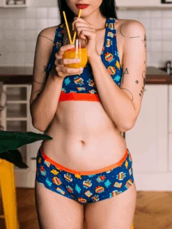 Lustige Damenbralette Kluge Eule -Dedoles Wise Owl 2 1