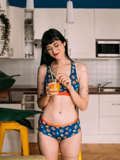 Lustige Damenbralette Kluge Eule -Dedoles Wise Owl 3 1