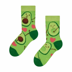 Lustige Kindersocken Avocado-Liebe