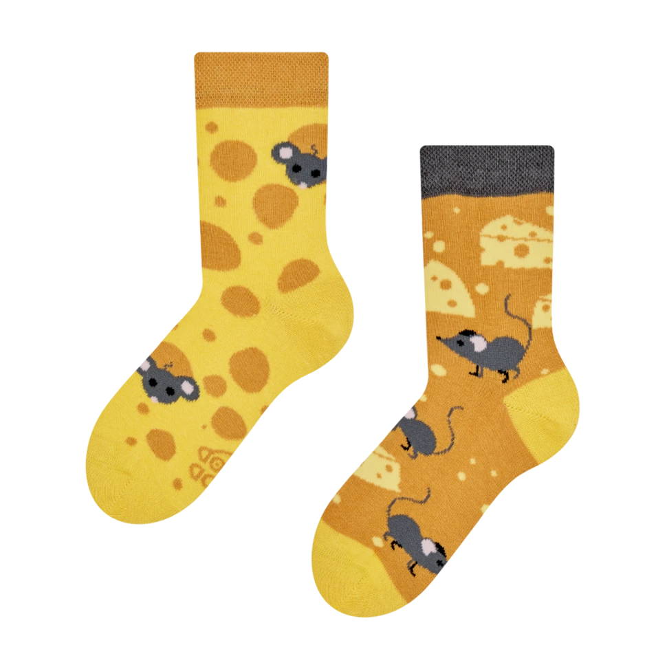 Lustige Kindersocken Käse 3 Lustige Kindersocken Käse