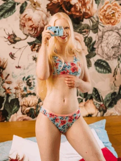 Lustige Damenhöschen Orchideen -Dedoles orchid 1 1