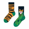 Lustige Kindersocken Tiger -Dedoles tiger kids
